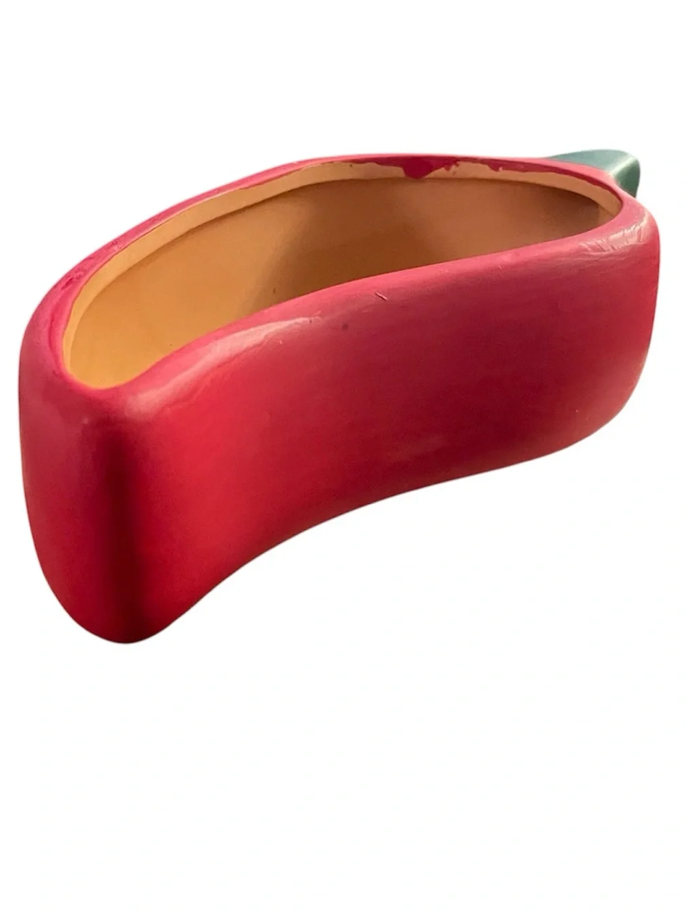 🌶️Ceramic Chili Pepper Dish in Red and Green.